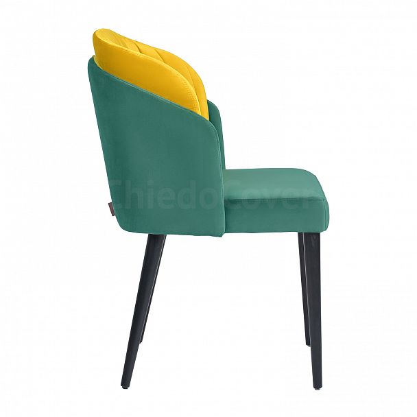 Полукресло Лилия, желто-бирюзовый - Вид 4