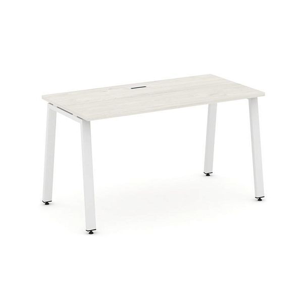 Стайл Проджект Стол письменный SN-6A.SP-003 Дуб Наварра/Металл Белый 1380*600*750 - Вид 1