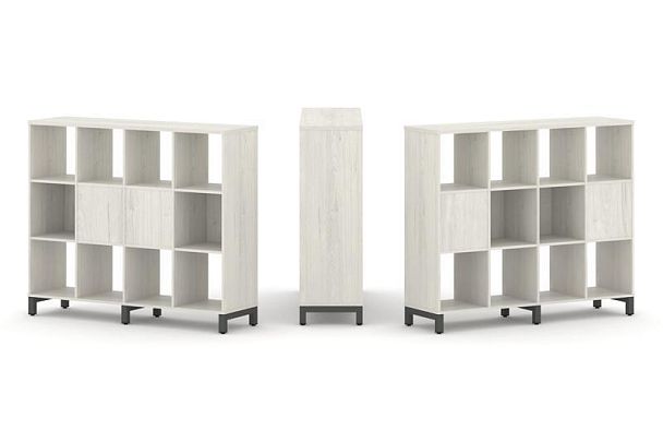 Стайл Проджект Набор стеллажа 2-х сторон., 3 яр. SN.NSD-341 Дуб Наварра/Металл Антрацит 1488*400*124 - Вид 1