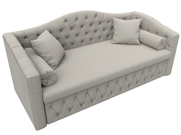 Диван детский прямой Мечта Рогожка бежевый - Вид 5