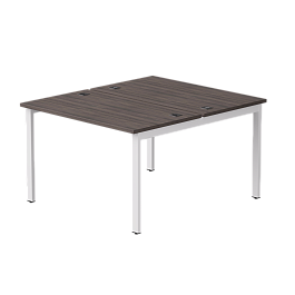 Бенч-система на 2 места Everprof EVO на металлокаркасе 1180х670(1370)x755 Дуб Пасадена/Белый - Фото предпросмотра