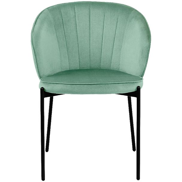 Комплект кухонных стульев Миэль мятный велюр/черный, 2 шт. - Вид 2