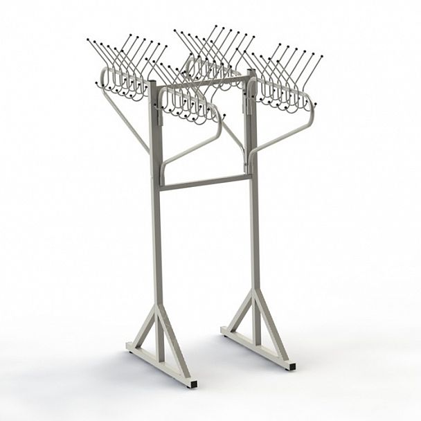 Вешалка поворотная напольная 2СТ на 48 крючков - Вид 1