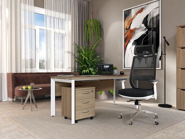 Стеллаж низкий А4 350 серый - Вид 4