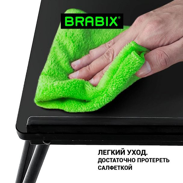 Столик складной для ноутбука/завтрака BRABIX BT-004 (560х320х270 мм), регулировка наклона, черный, 532905 - Вид 12