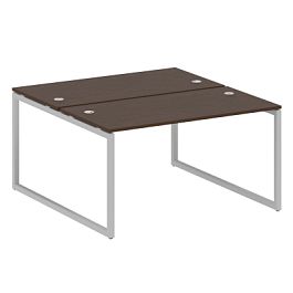 Metal System Quattro Р. ст. на О-образном м/к 40БО.РАС-СП-2.3 Венге/Серый металл 1400*1475*750 - Фото предпросмотра