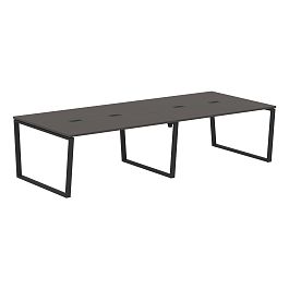 Конференц стол EVCT 3114 Мокко/Черный 3132х1346х750 EDIS - Фото предпросмотра