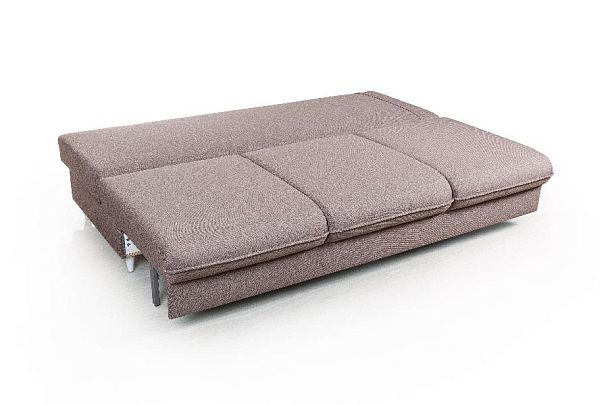 Hans диван-кровать прямой без подлокотников рогожка серый - Вид 4