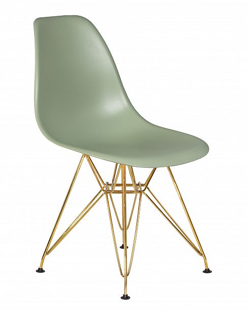 Стул обеденный DOBRIN DSR (ножки золотые, цвет мятный (NX-G-09)) - Вид 2