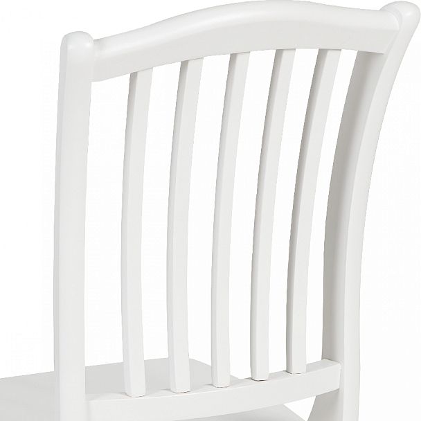 Комплект деревянных стульев с жестким сиденьем Элин Белый, 2 шт. - Вид 8