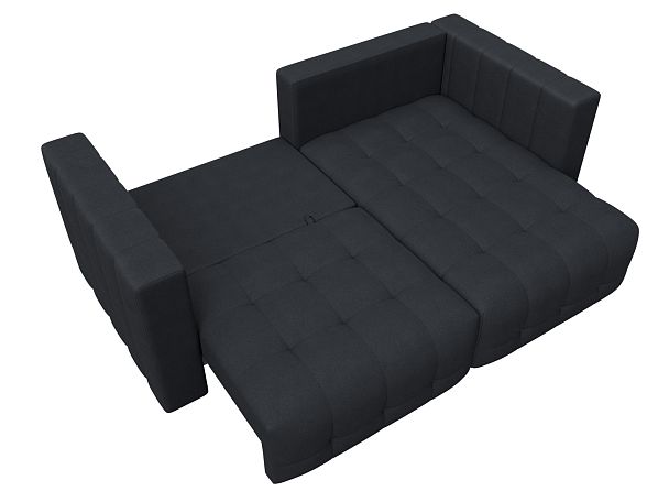 Диван угловой Лига-052 НПБ угол универсальный Замша серый - Вид 8