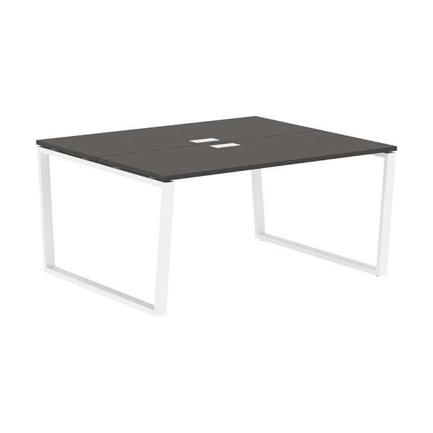 Стол 2-х местный EVWST 1513 Мокко/Белый 1560х1346х750 EDIS - Вид 1