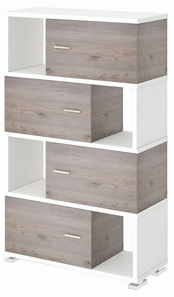 Тумба комбинированная Домино СБ-30/4 Белый/Нельсон - Вид 1