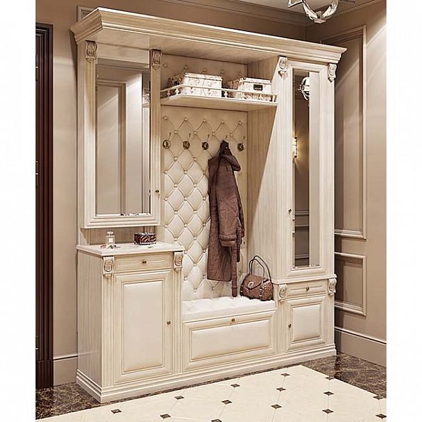 Вешалка "Благо-5-11-6" с зеркалом - Вид 1