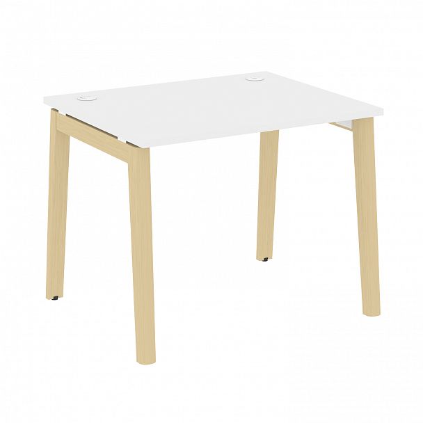 Стол письменный "Onix wood" OW.SP-1.8 белый/дуб светлый - Вид 1