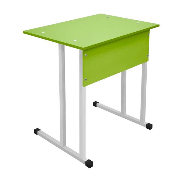 Стол ученический Квадро 1М (Н), одноместный, нерегулируемый (стандартные цвета RAL), гр.4 - Вид 1