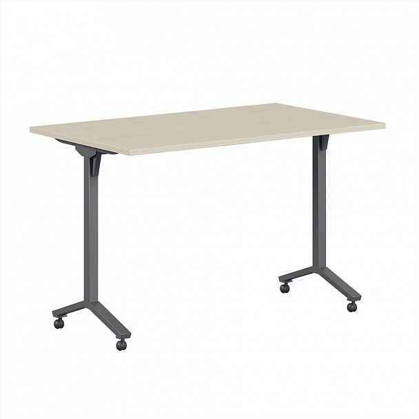 Элемент стола для переговоров Trend Metal 140x72x75 светлый дуб - Вид 1