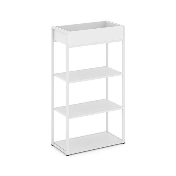 Rift Стеллаж металлический высокий приставной RF.STM-001 Белый Бриллиант/Металл Белый 596*350*1250 - Вид 1