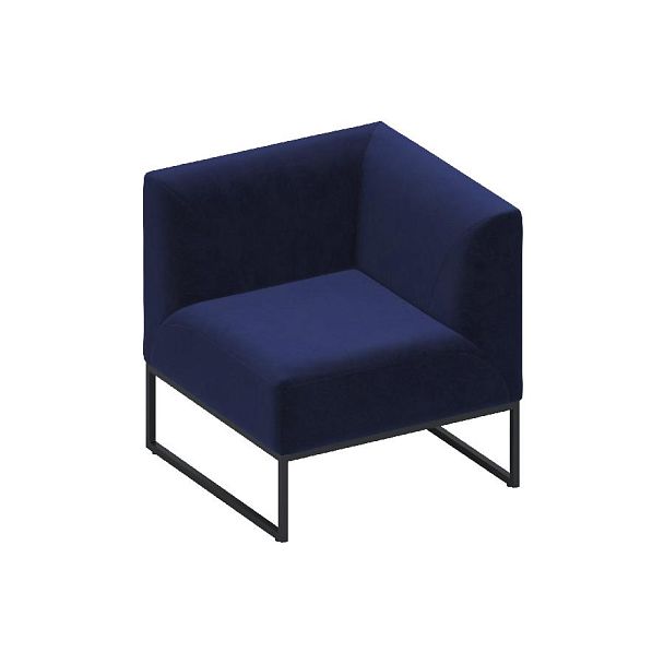 Секция угловая Мейджик / Magic Mg/ygl ткань синяя VL 26 - Вид 1