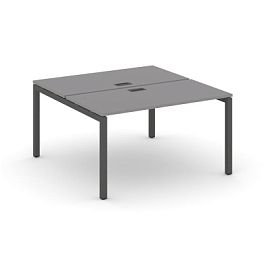 Стайл Проджект Рабочая станция двухсторонняя SN-5P.DRS-012 Серый Пепел/Металл Антрацит 1180*1432*750 - Фото предпросмотра