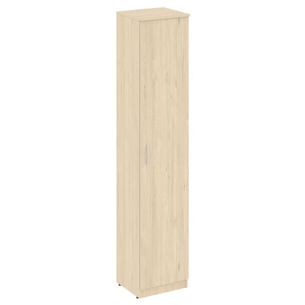 Nova S Шкаф высокий узкий (1 высокая дверь ЛДСП) В.СУ-1.9 (R) Бук артизан 388*360*1915 - Вид 1