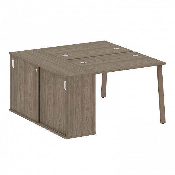 Рабочая станция "Metal System" БА.РС-СШК-1.1 вяз/мокко - Вид 1