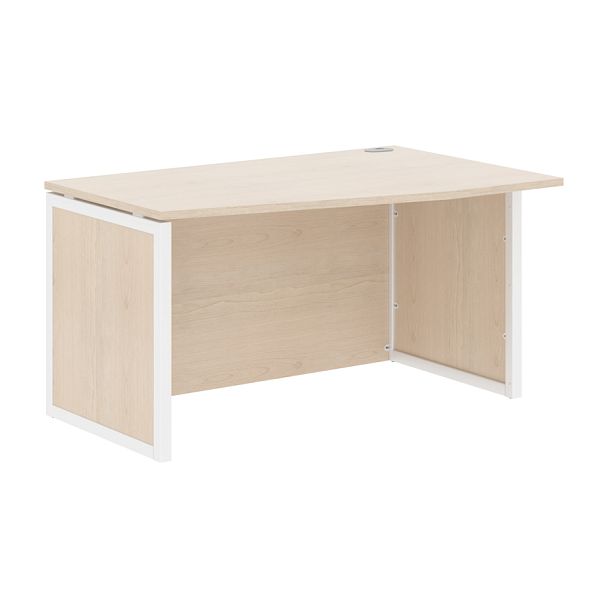 Стол эргономичный XQPCT 149H(R) Бук Тиара/Белый 1400х900х750 XTEN-QP - Вид 1