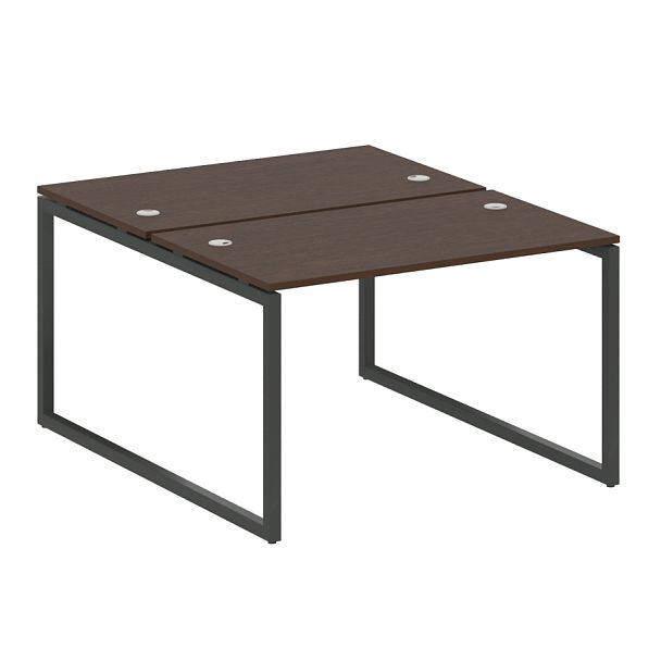 Metal System Quattro Р. ст. на О-образном м/к 40БО.РАС-СП-2.2 Венге/Антрацит металл 1200*1475*750 - Вид 1