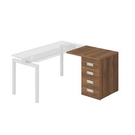 EUROPE/ЕВРОПА RE064-80х60 Тумба мобильная 800x600x750 Орех Вармия - Фото предпросмотра