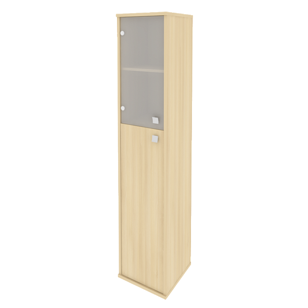 Style Шкаф высокий узкий левый Л.СУ-1.7 (L) Акация 412*410*1980 - Вид 1