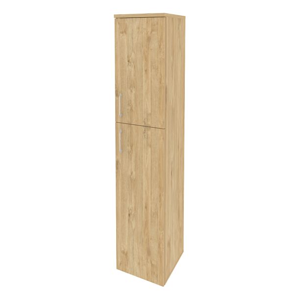 Onix Шкаф высокий узкий правый O.SU-1.8 (R) Тиквуд светлый 400*420*1977 - Вид 1