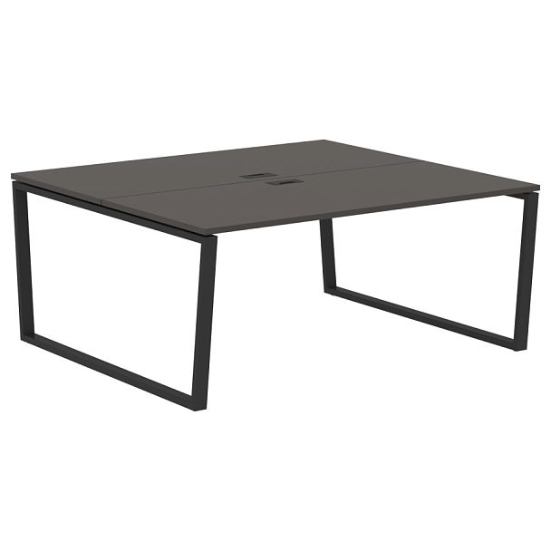 Стол 2-х местный EVWST 1716 Мокко/Черный 1760х1606х750 EDIS - Вид 1