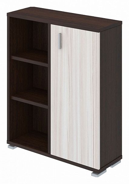 Тумба комбинированная Домино ПУ-50-2 Венге/Карамель - Вид 1