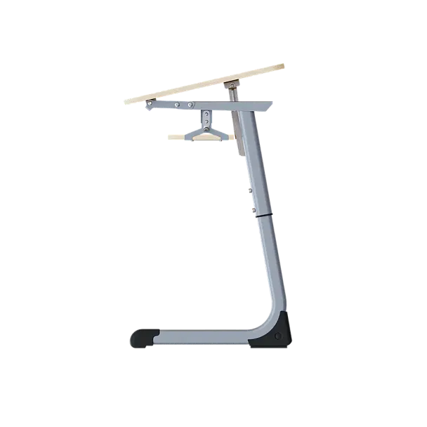 Парта Smart на плоскоовале 2М с РН (столеш. ЛДСП ЗУ, экран ЛДСП, полка), гр.5-7 - Вид 8