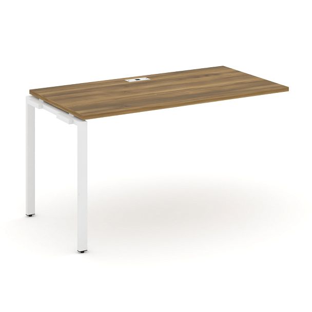 Concept Наборный элемент рабочей станциии CN.ONRS-003 Сандал Янтарный/Металл Белый 1380*720*750 - Вид 1