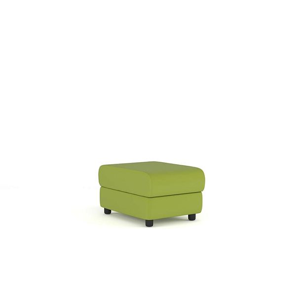 Стол журнальный со стеклом Матрикс экокожа фисташковая CN1131 - Вид 1