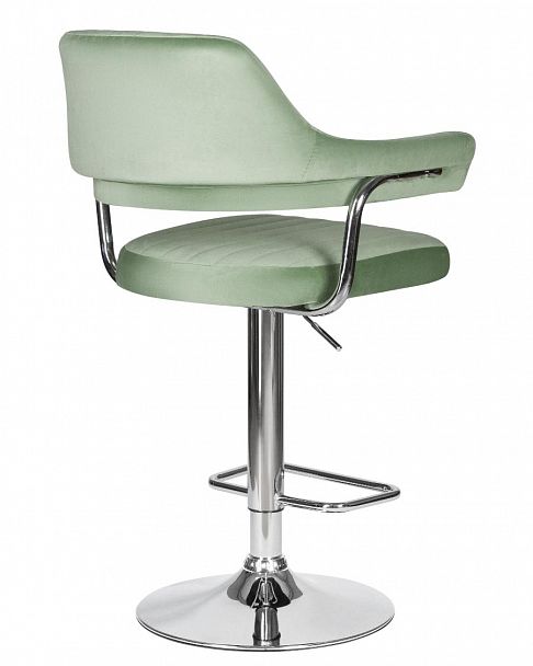 Стул барный DOBRIN CHARLY (пудрово-мятный велюр (MJ9-87)) - Вид 4