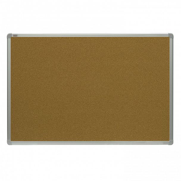 Доска пробковая для объявлений 90x120 см, алюминиевая рамка, 2х3 OFFICE, (Польша), TCA129 - Вид 2