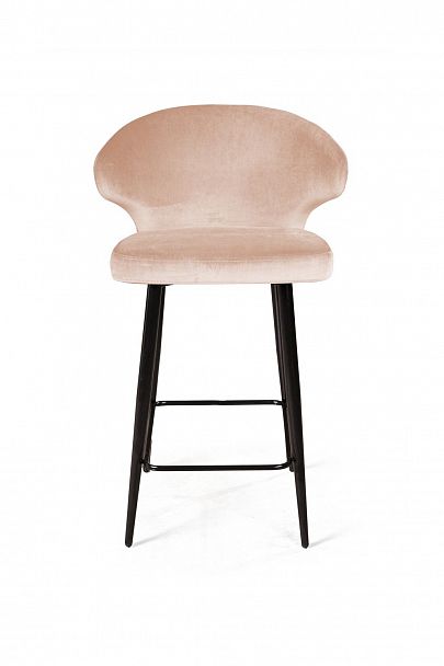 Стул полубарный Richard, бархат бежевый 5 - Вид 2