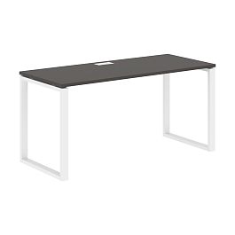 Стол прямой EQST 1567 Мокко/Белый 1560х670х750 EDIS - Фото предпросмотра