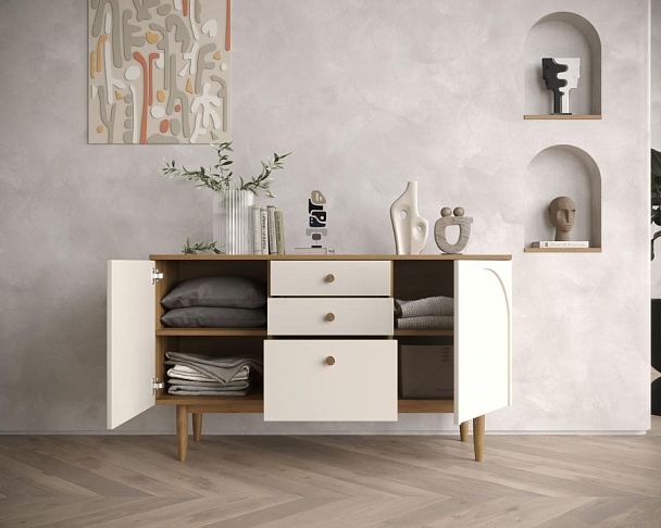 Комод с двумя дверками и ящиками Arka AR04 - Вид 2