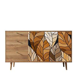 Комод Berber с двумя дверками и ящиками 08 принт арт BB05/Print_08 - Фото предпросмотра