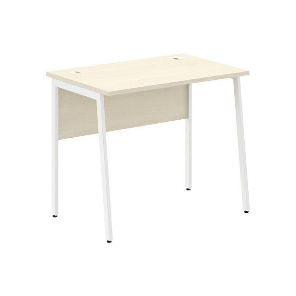 Стол прямой СП-1.1P Клен*/Белый 900х608х755 IMAGO PLUS - Вид 1