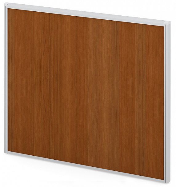 Модуль сплошной "Мобильные офисные перегородки «Логика»" ПК-ЛГ-МДС138х160Д-В1-35 миланский орех светлый - Вид 1