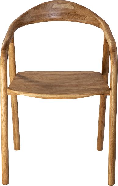 Кресло деревянное из массива дуба Соул Дуб светлый - Вид 2