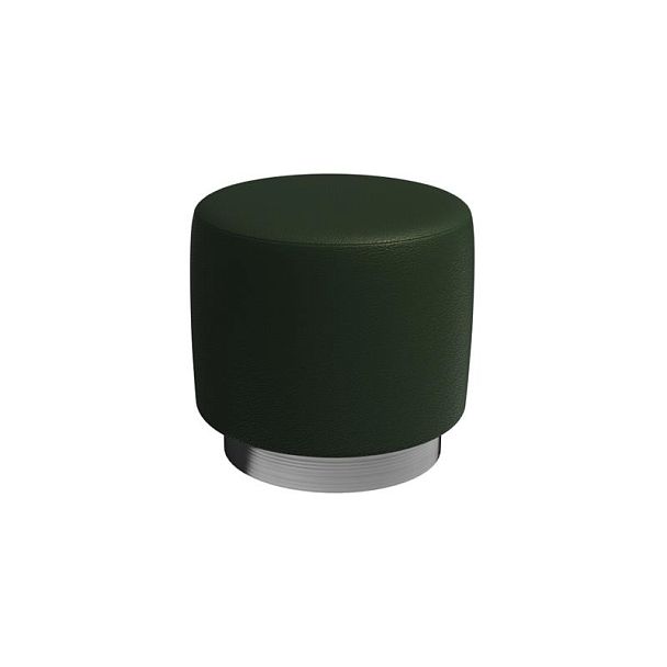 Vermont Пуфик PV-1 Latte Lux 412/Серебро 450*450*425 - Вид 1