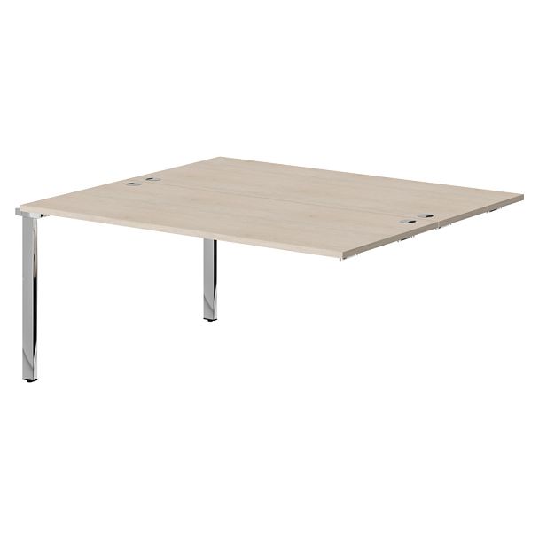 Стол промежуточный для Бенч XIGWST 1614.1 Бук Тиара/Нержавеющая сталь 1600х1406х750 XTEN GLOSS - Вид 1
