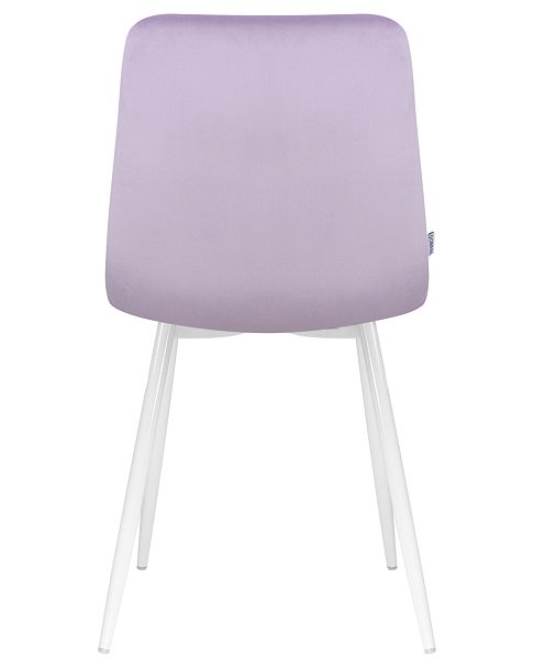 Стул обеденный DOBRIN ALEX (белые ножки, фиолетовый велюр (V108-49)) - Вид 5