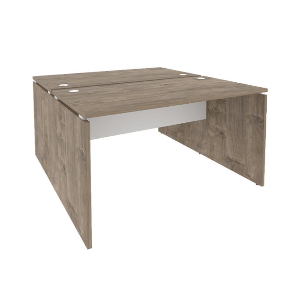 Onix Рабочая станция O.D.RS-2.3.7 Тиквуд темный/Белый бриллиант 1380*1475*750 - Вид 1