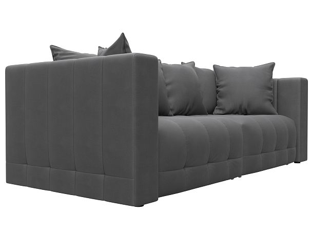 Диван прямой Лига-052 НПБ Замша серый - Вид 3